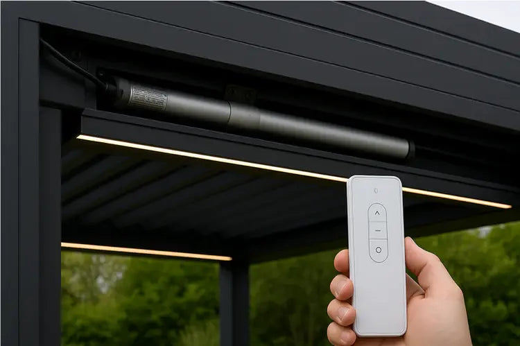 Motorised Aluminium Pergolas