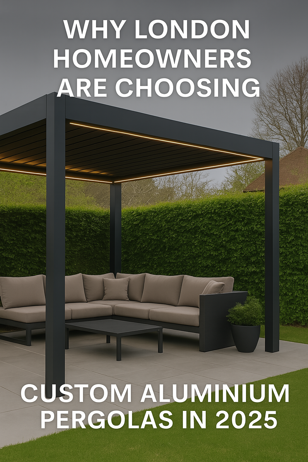 Why London Homeowners Choose Custom Aluminum Pergolas in 2025