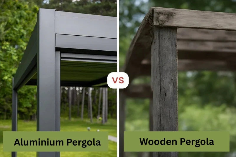 Aluminum vs Wooden Pergola