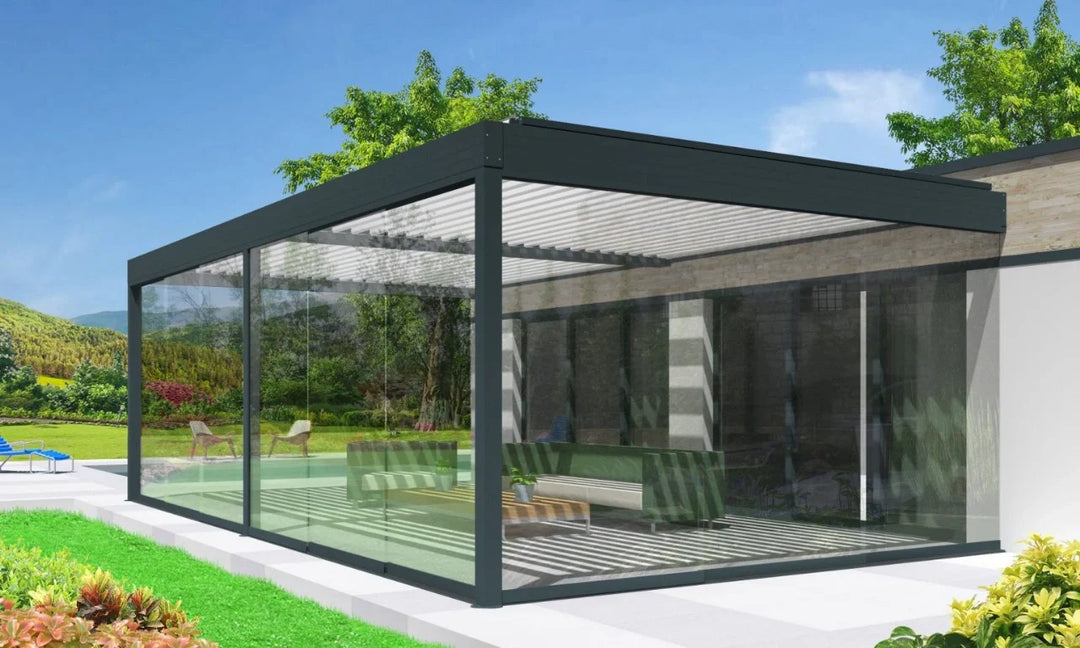 Glass-Sided Patio Cover 