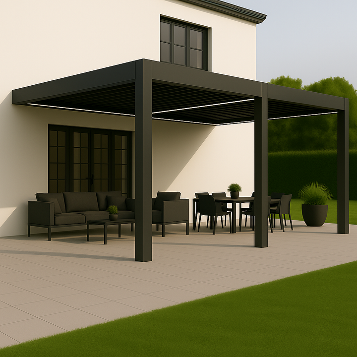 Wall Mounted Aluminium Pergola
