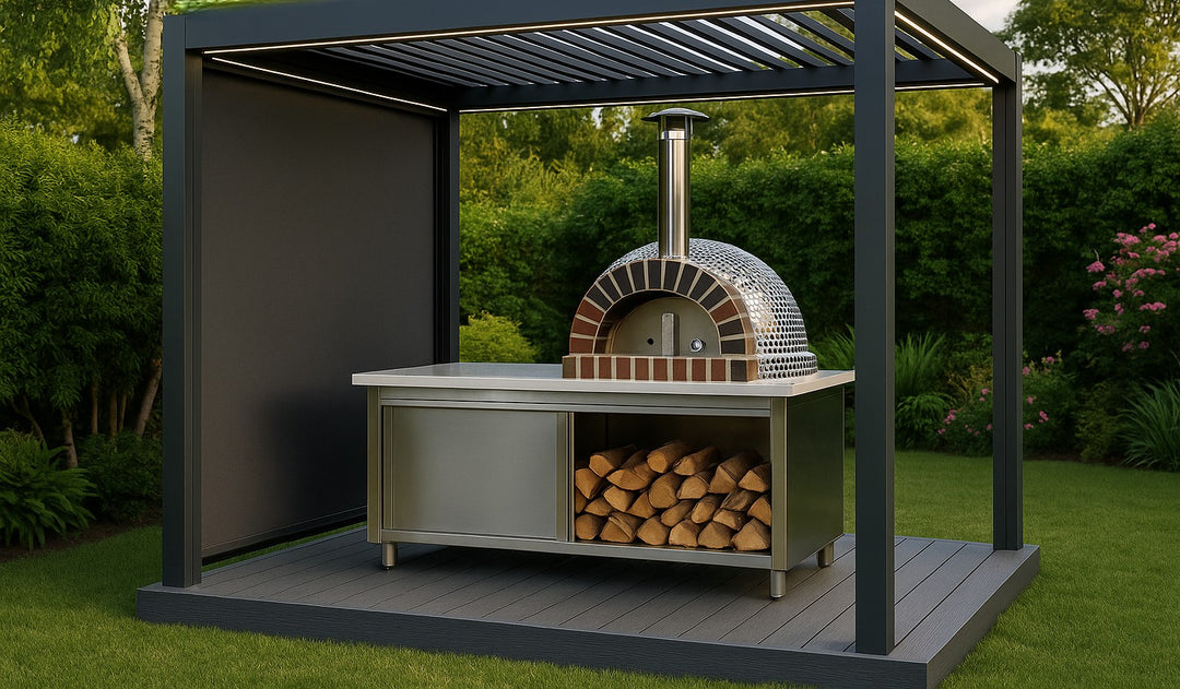 Pizza Oven and Micro Pergola Package