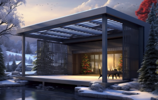 Custom Bioclimatic Aluminium Pergola